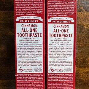 Dr. Bronner's - All-One Toothpaste (Cinnamon, 5 Ounce) 2ct